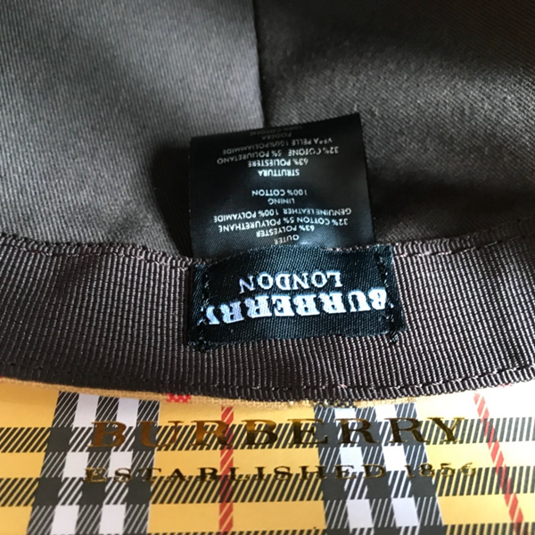 ブランド帽子素材ディテール